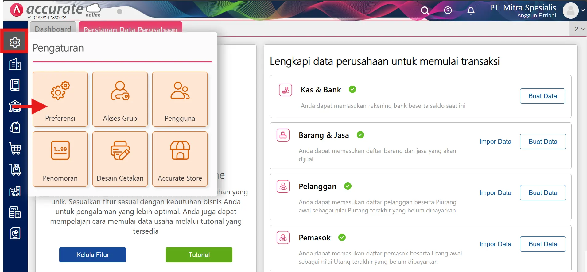 1 Mencegah Proses Akhir Bulan Jika Kuantitas Persediaan Minus